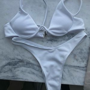 White Underwire bikini (never worn)
